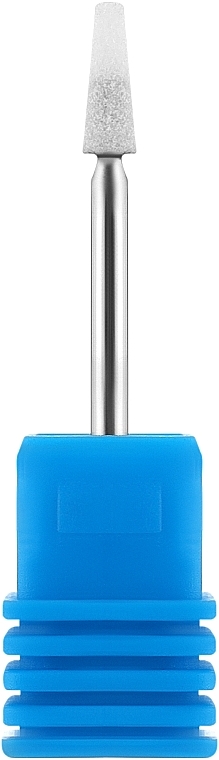 Фреза корундова "Усічений подовжений конус", діаметр 2.5 мм, 45-43, біла - Nail Drill — фото N1