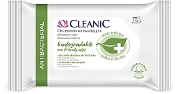 Духи, Парфюмерия, косметика Освежающие влажные салфетки - Cleanic Antibacterial ECO Friendly Wipes