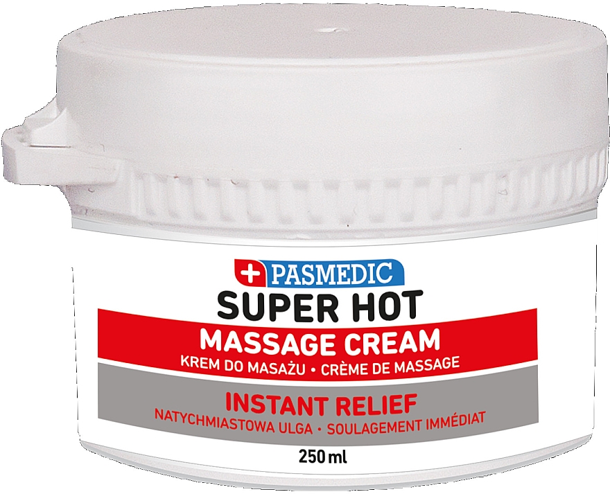 Супер горячий массажный крем для тела - Pasmedic Super Hot Massage Cream — фото N1