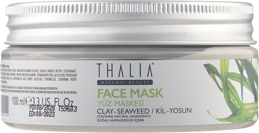 Маска для обличчя з екстрактом морських водоростей - Thalia Seaweed Yosun Fase Mask — фото N1