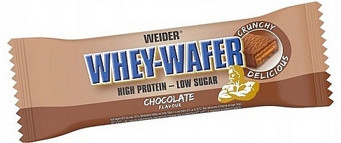 Протеиновый батончик - Weider Whey-Wafer Chocolate — фото N1