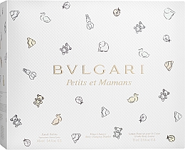 Парфумерія, косметика Bvlgari Petits et Mamans - Набір (edt/100ml + b/lot/75ml + baby blanket)