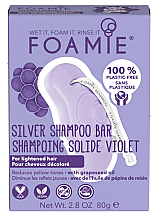 Твердый шампунь для светлых волос - Foamie Silver Shampoo Bar for Blonde Hair — фото N2