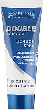 Нічний крем для шкіри обличчя - Eveline Cosmetics Double White — фото N1