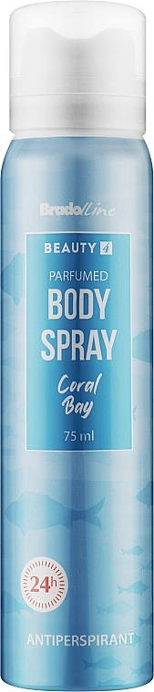 Антиперспирант-спрей для тела "Coral Bay" - Bradoline Beauty 4 Body Spray Antiperspirant  — фото N1
