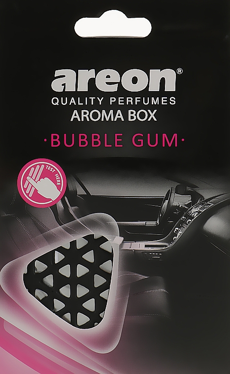 Ароматизатор для автомобиля - Areon Aroma Box Bubble Gum  — фото N1