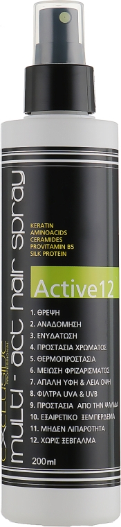 Спрей для волосся - Mediterraneum Exclusive Professional Active-12 Hair Spray — фото N1