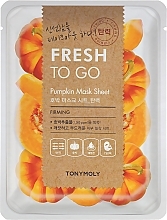 Духи, Парфюмерия, косметика УЦЕНКА Тканевая маска с экстрактом тыквы - Tony Moly Fresh To Go Mask Sheet Pumpkin *