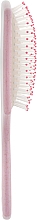 Прямоугольная массажная щетка, розовая, FC-003 - Dini — фото N2