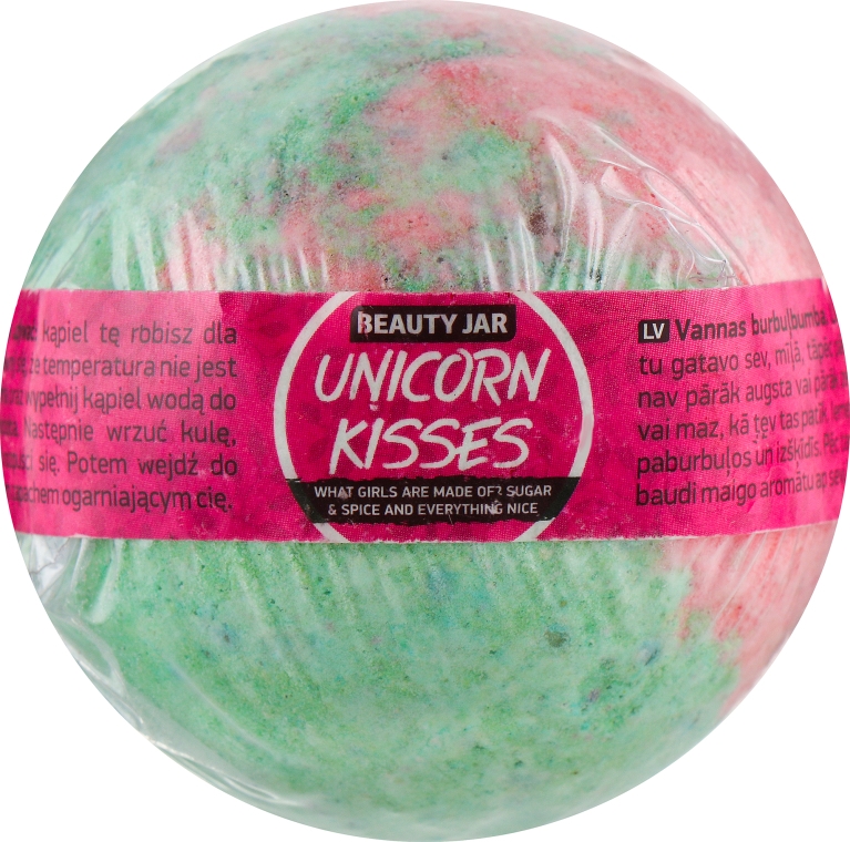 Бомбочка для ванни "Unicorn Kisses" - Beauty Jar Bath Bomb