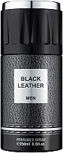 Fragrance World Black Leather Men - Дезодорант-спрей — фото N1