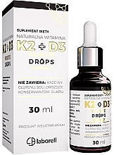 Парфумерія, косметика Харчова добавка "Вітамін K2+D3 Forte Drops", в краплях - Laborell