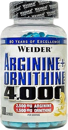 Аминокислоты - Weider Arginine+Ornithine 4000 — фото N1