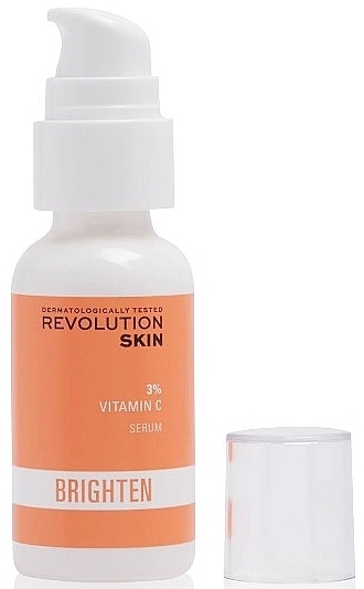 Сироватка для обличчя з вітаміном С - Revolution Skin 3% Vitamin C Serum — фото N1