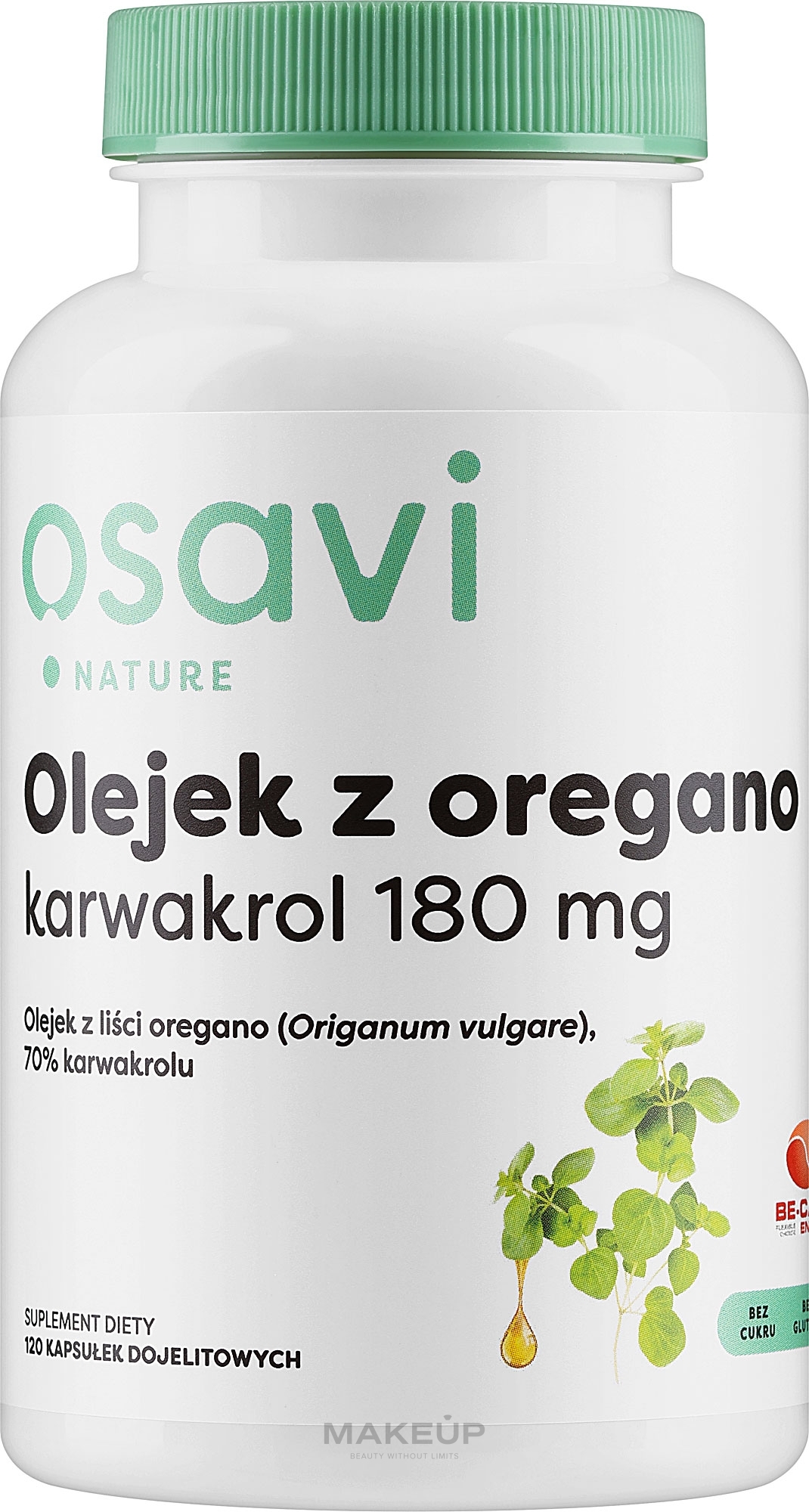 Капсулы для иммунитета "Масло орегано", 180 мг - Osavi Oregano Oil For Immunity 180 Mg — фото 120шт