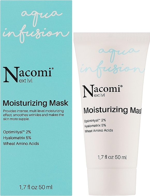 Зволожувальна маска для обличчя - Nacomi Next Level Moisturizing Mask — фото N2