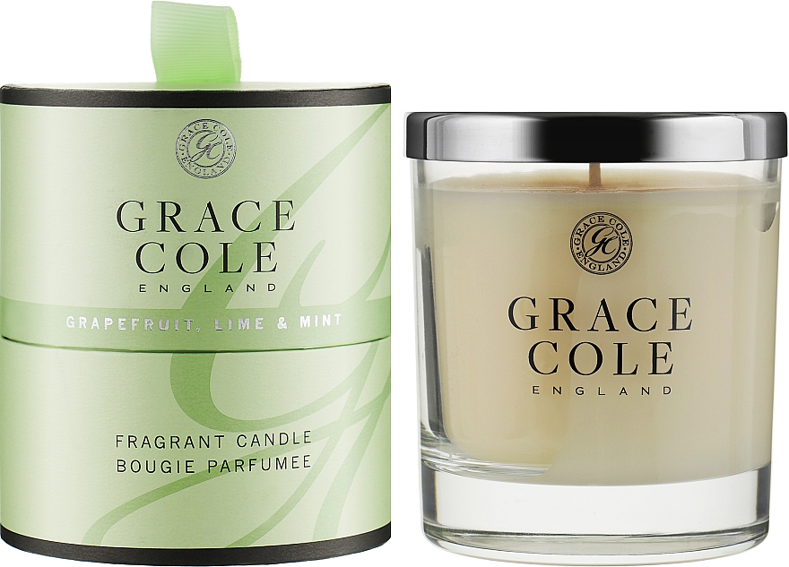 Ароматизированная свеча - Grace Cole Grapefruit Lime & Mint — фото N3
