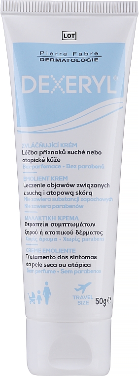 Крем для очень сухой и склонной к атопии кожи - Pierre Fabre Dermatologie Dexeryl Emollient Cream — фото N1