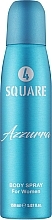 4 Square Azzura For Women - Парфумований дезодорант-спрей — фото N1