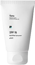 Парфумерія, косметика Денний крем для обличчя SPF 15 - Sane SPF 15 Multi-Filter Sunscreen pH 6.5 *