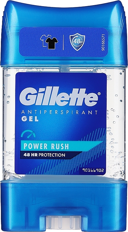 Дезодорант-антиперспірант гелевий - Gillette Power Rush Anti-Perspirant Gel for Men
