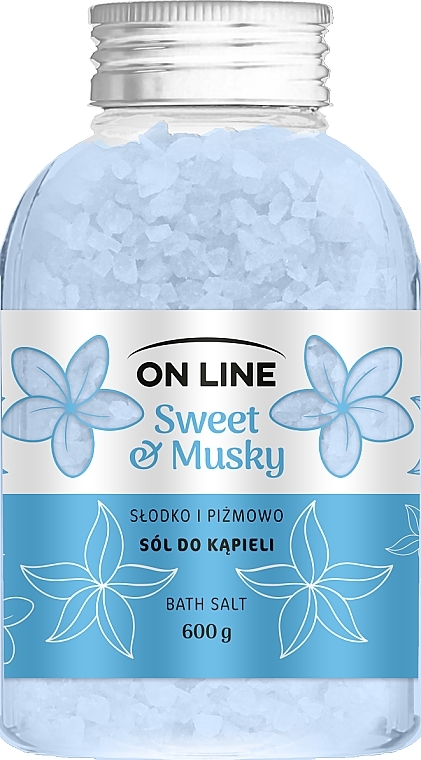 Сіль для ванни "Солодощі й мускус" - On Line Sweet & Musky Bath Salt — фото N1