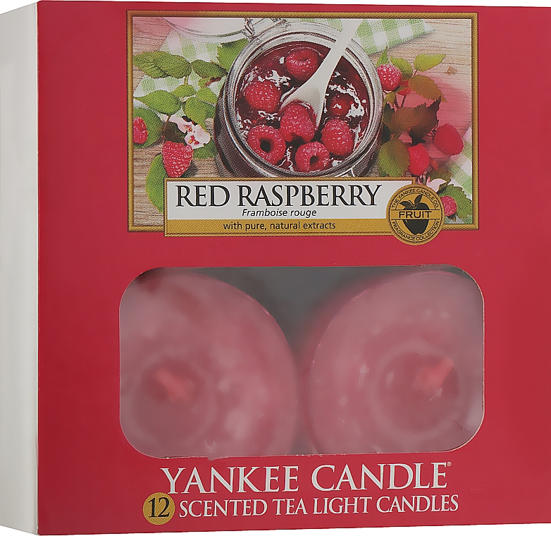 Чайные свечи - Yankee Candle Scented Tea Light Candles Red Raspberry — фото N1