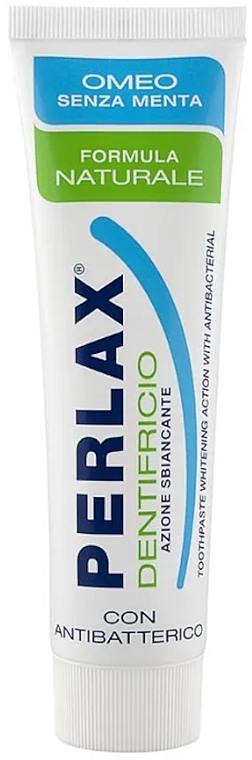 Зубная паста без мяты и фтора - Mil Mil Perlax Toothpaste Whitening Action With Antibacterial  — фото N1