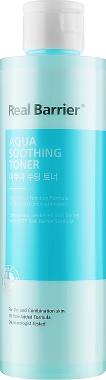 Успокаивающий тонер - Real Barrier Aqua Soothing Toner — фото N3