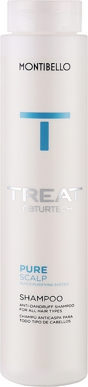 Шампунь проти лупи для всіх типів волосся - Montibello Treat NaturTech Pure Scalp Shampoo — фото N1