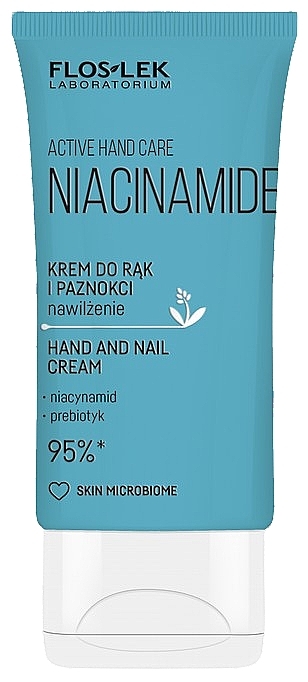 Крем для рук і нігтів з ніацинамідом - Floslek Active Hand Care Niacinamide — фото N1