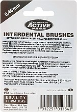 Міжзубні щітки, 0,45 мм., помаранчеві - Beauty Formulas Active Oral Care Interdental Brushes — фото N2