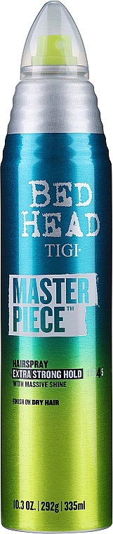 Лак для волос с блеском - Tigi Bed Head Masterpiece Hairspray Extra Strong Hold Level 4 — фото N11