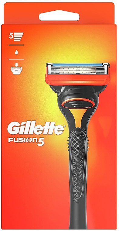 Бритва з 1 змінною касетою - Gillette Fusion 5 — фото N1