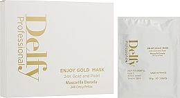 УЦІНКА Відлущувальна маска для обличчя - Delfy Cosmetics Enjoy Gold Mask * — фото N2