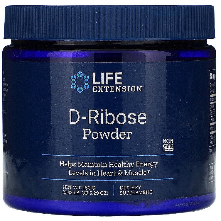 Пищевые добавки "D-рибоза" в порошке - Life Extension D-Ribose Powder — фото N1