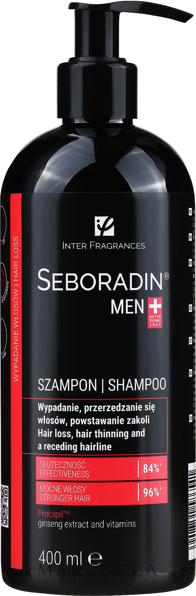Шампунь от выпадения волос для мужчин - Seboradin Men Hair Loss Shampoo — фото 400ml