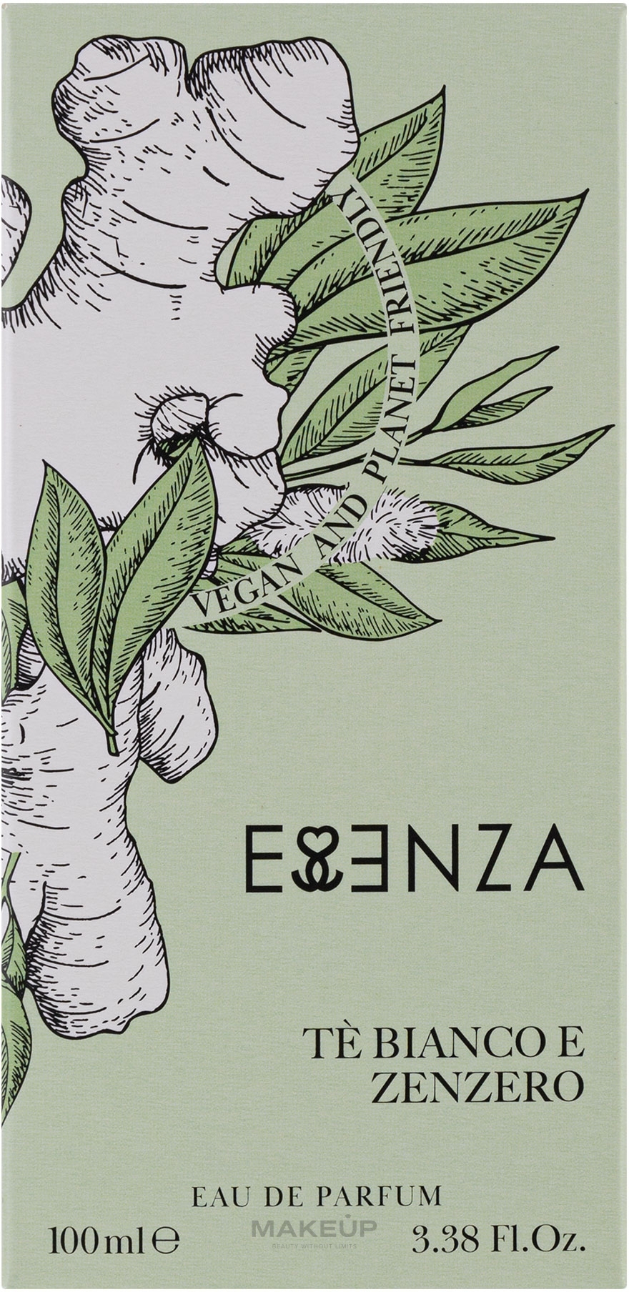 Essenza Milano Parfums White Tea And Ginger - Парфумована вода — фото 100ml