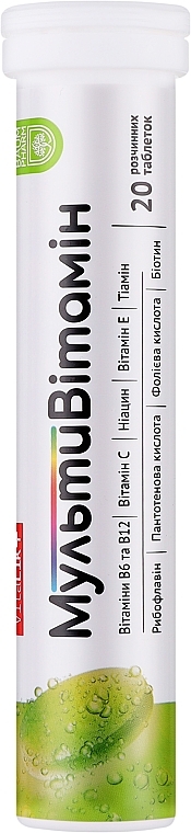 Диетическая добавка "МультиВитамин", шипучие таблетки - Baum Pharm — фото N1