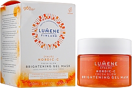 Освітлювальна гелева маска для обличчя - Lumene Valo Nordic-C Fresh Glow Brightening Gel Mask — фото N2