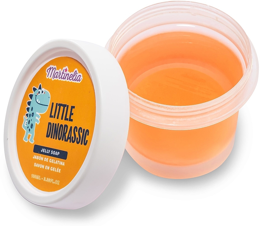 Желейное мыло для рук, оранжевое - Martinelia Little Dinorassic Jelly Soap — фото N1