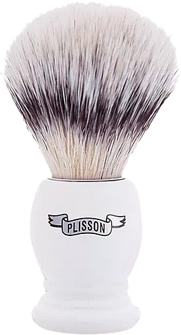 Помазок для бритья, белый - Plisson Essential Shaving Brush  — фото N1