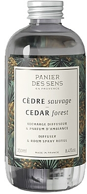 Рефіл для дифузора "Кедровий ліс" - Panier Des Sens Wild Forest Diffuser Refill — фото N1