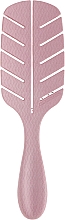 Масажна біощітка для волосся "Світло-рожева" - Solomeya Scalp Massage Bio Hair Brush Light Pink — фото N2