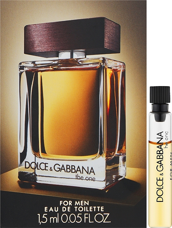 Dolce & Gabbana The One For Men - Туалетная вода (пробник)