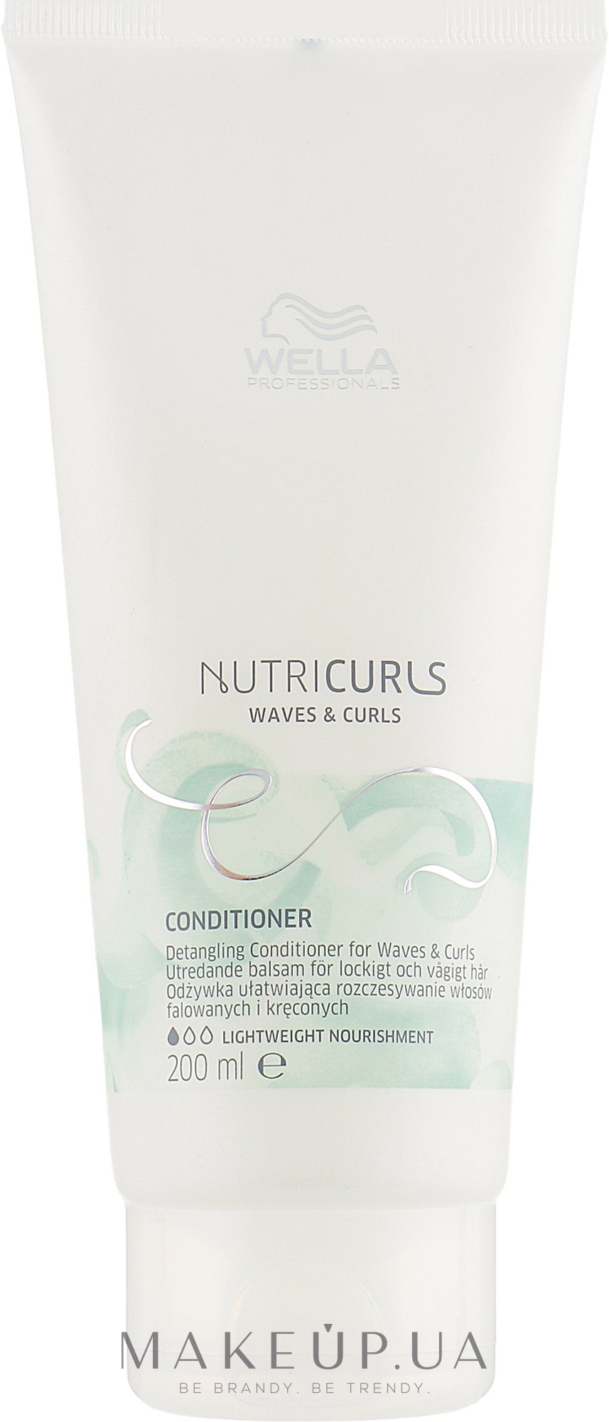 Кондиционер для вьющихся волос - Wella Professionals Nutricurls Lightweicht Conditioner — фото 200ml