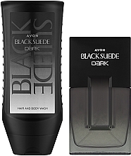 Духи, Парфюмерия, косметика Avon Black Suede Dark - Набор (edt/75ml + sh/gel/250ml)