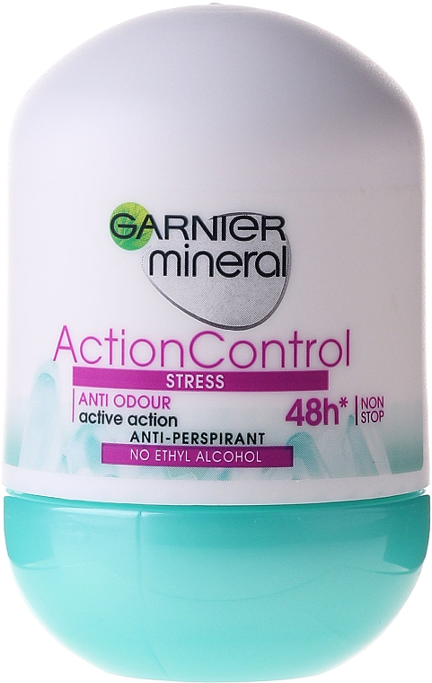 Дезодорант-ролик - Garnier Mineral Action Control Stress 48h Deodorant — фото N1