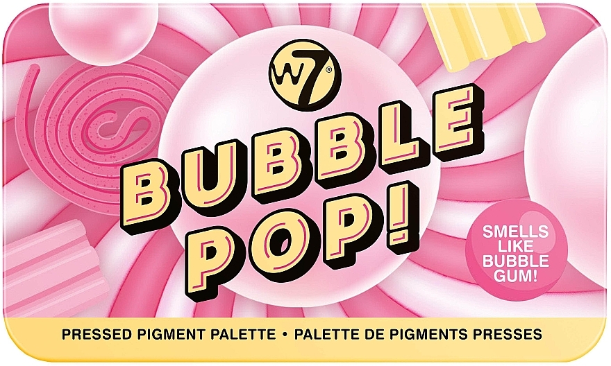 Палетка теней - W7 Bubble Pop Pressed Pigment Palette — фото N1
