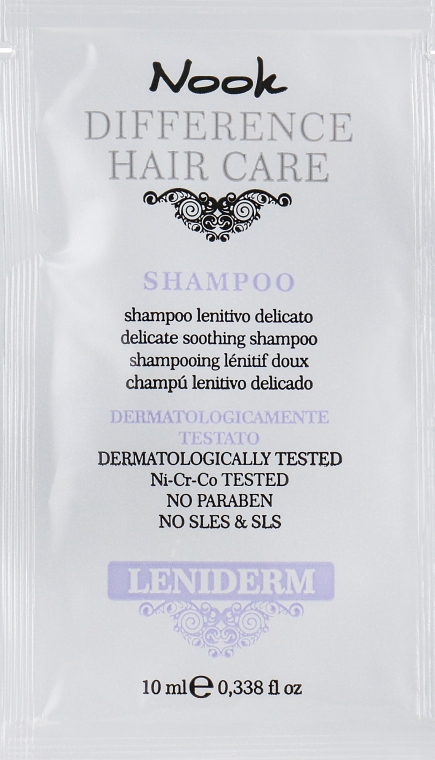 Успокаивающий шампунь - Nook DHC Leniderm Shampoo (пробник)